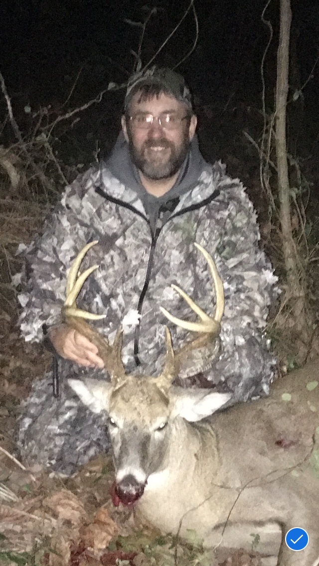 Tom Anderson with a whitetail deer